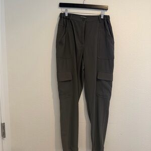 Max Studio - Soft Twill Cargo Pants - Size M - Army